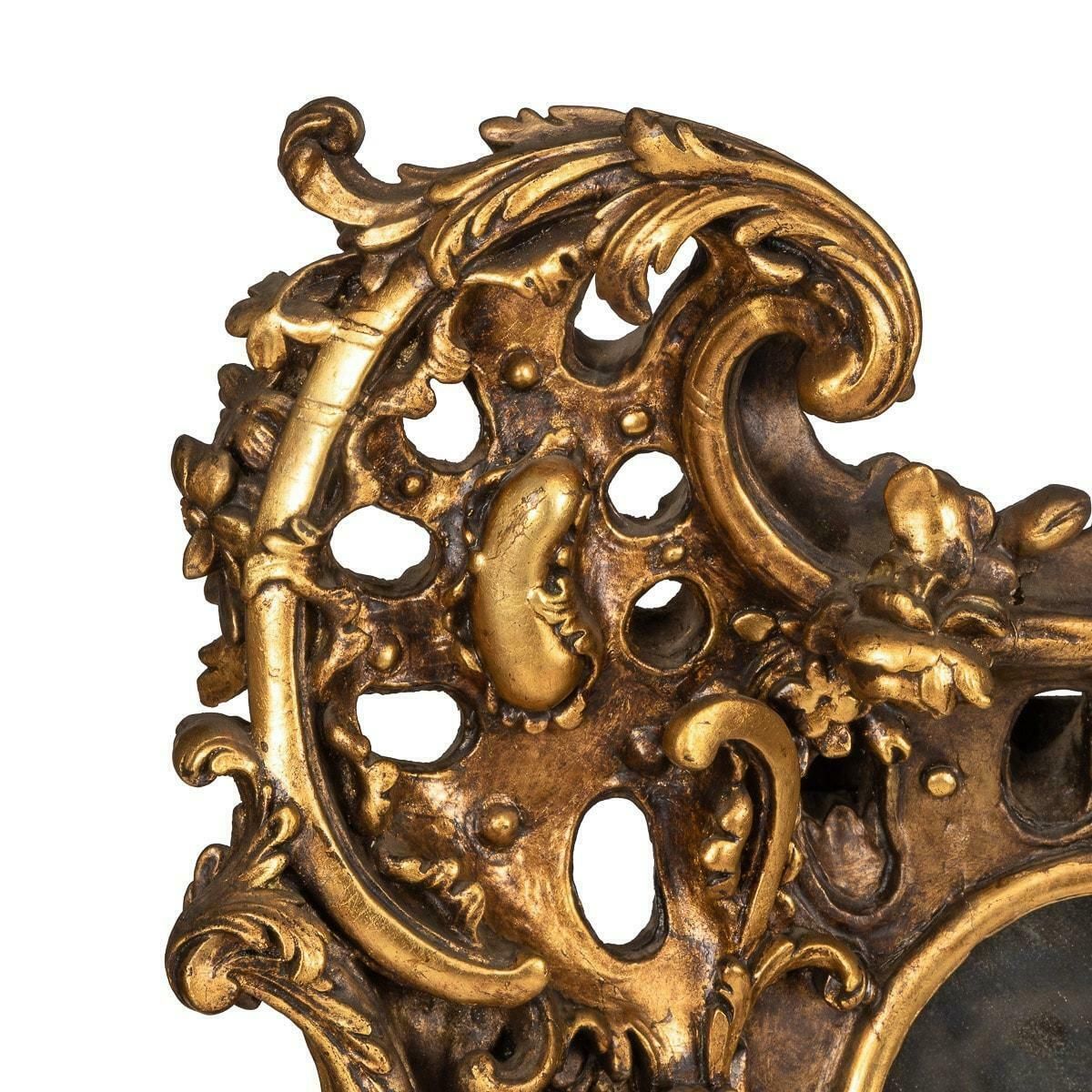 19th Century Louis XV Style Mirror With Gilt Wood Frame Surround, C.1970 photo furniture