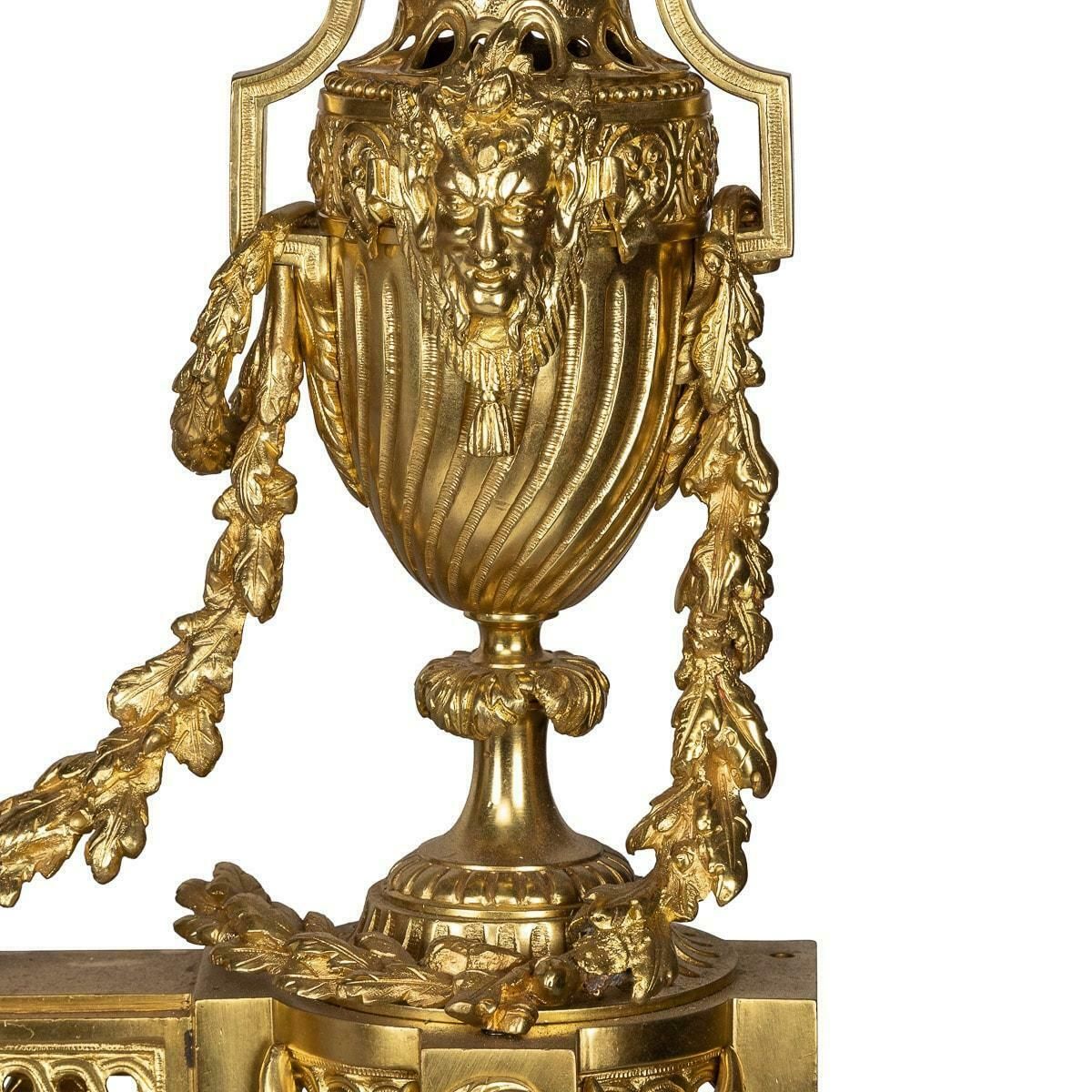 19th Century Ormolu Style Fireplace Chenets photo vinterior