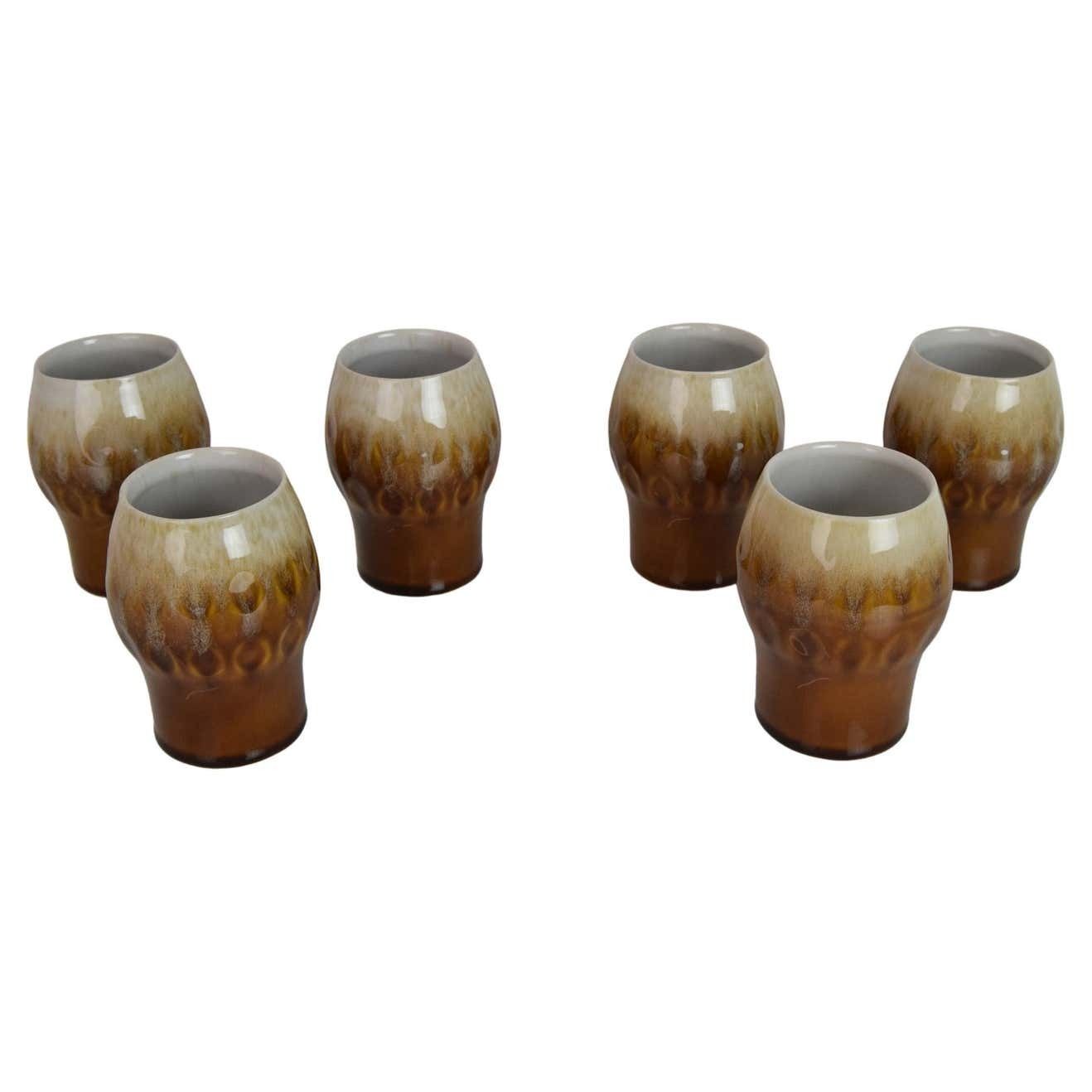 Set Of Six Cups By Ditmar Urbach Circa 1950's