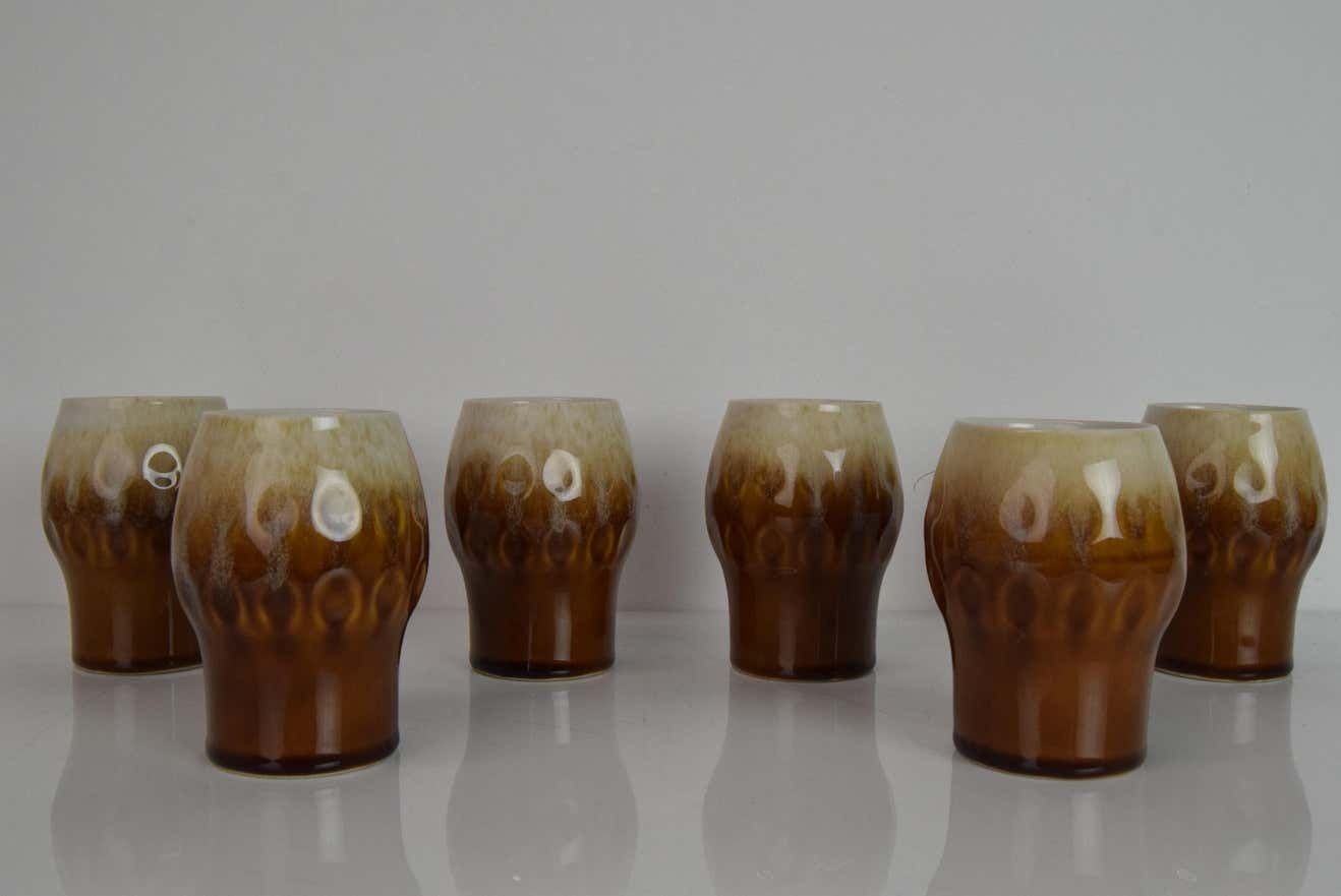 Set Of Six Cups By Ditmar Urbach Circa 1950's photo for sale