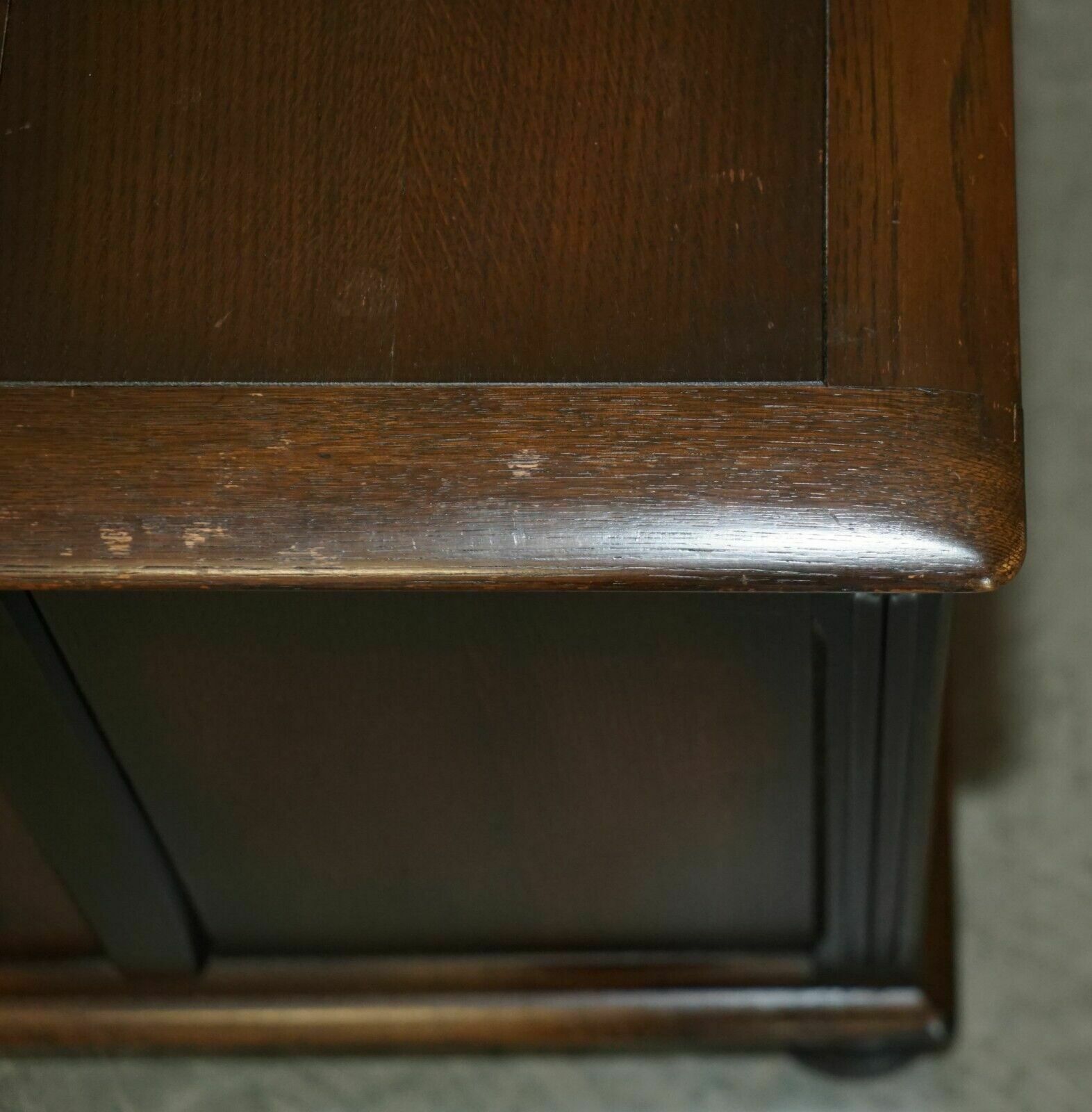 photo buy Vintage Jacobean Style English Oak Linen Trunk Or Chest For Clothes Toys Etc