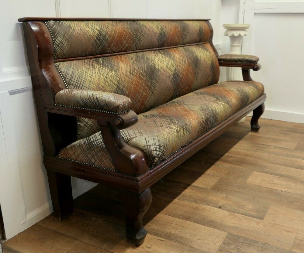 Long Waiting Room Seat Or Hall Bench photo Furniture