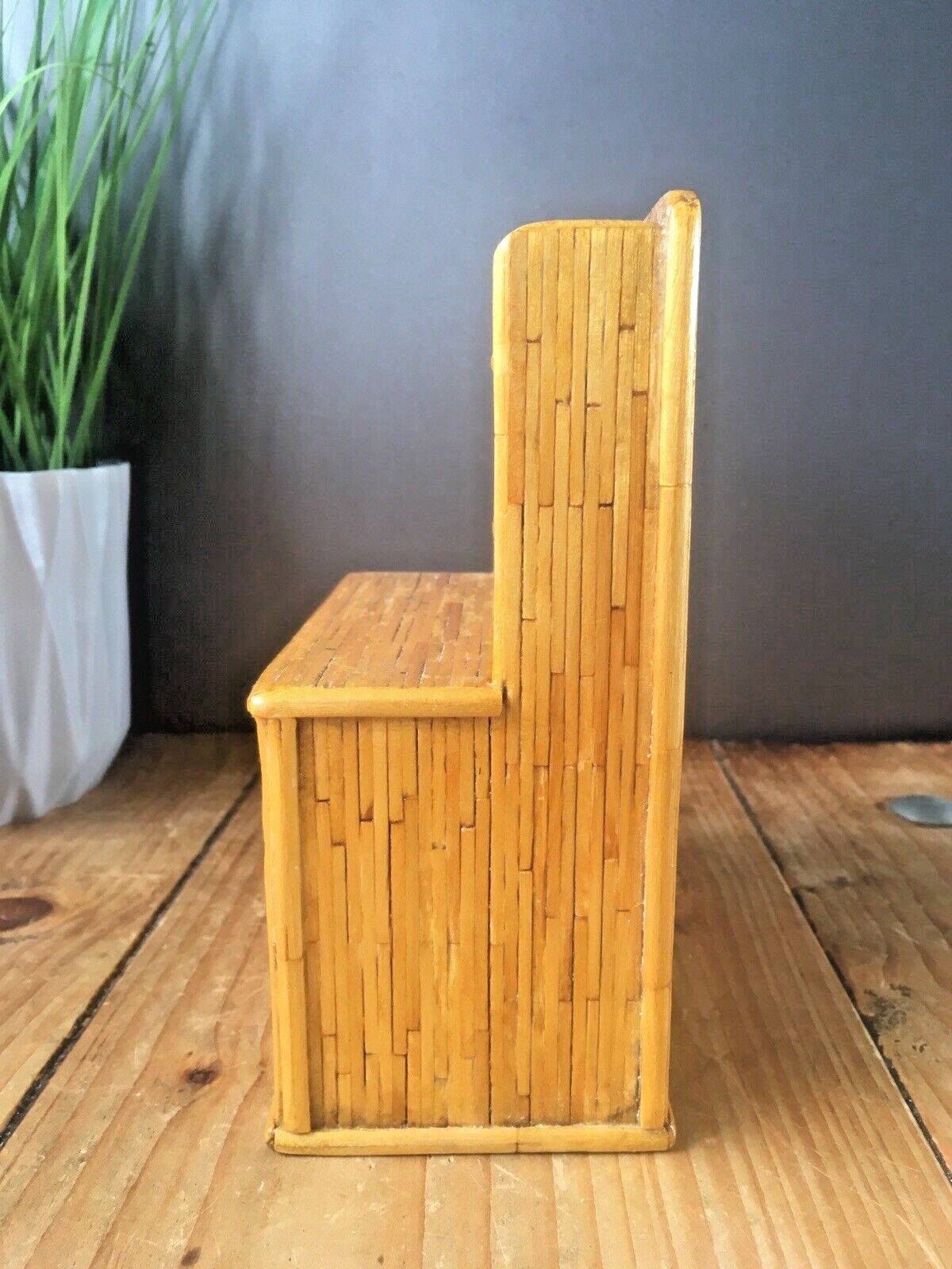 Mini Vintage Matchstick Scratch Built Model Welsh Dresser Dolls House Furniture photo 55.0