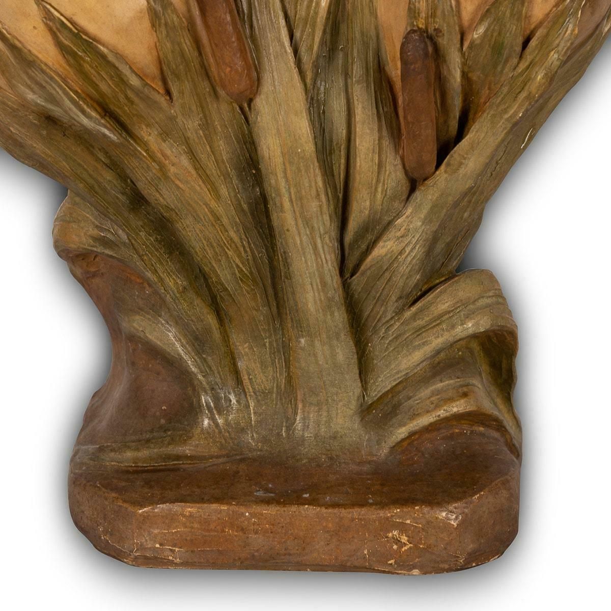 Art 20th Century French Art Nouveau Terracotta Bust, A Gory, C.1900 photo