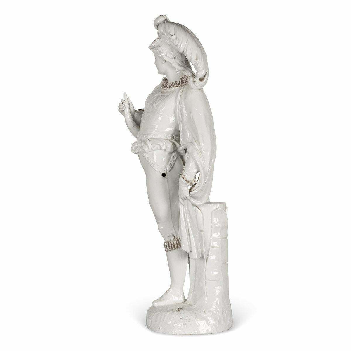 19th Century Capodimonte White Porcelain Figures, C.1890 photo buy