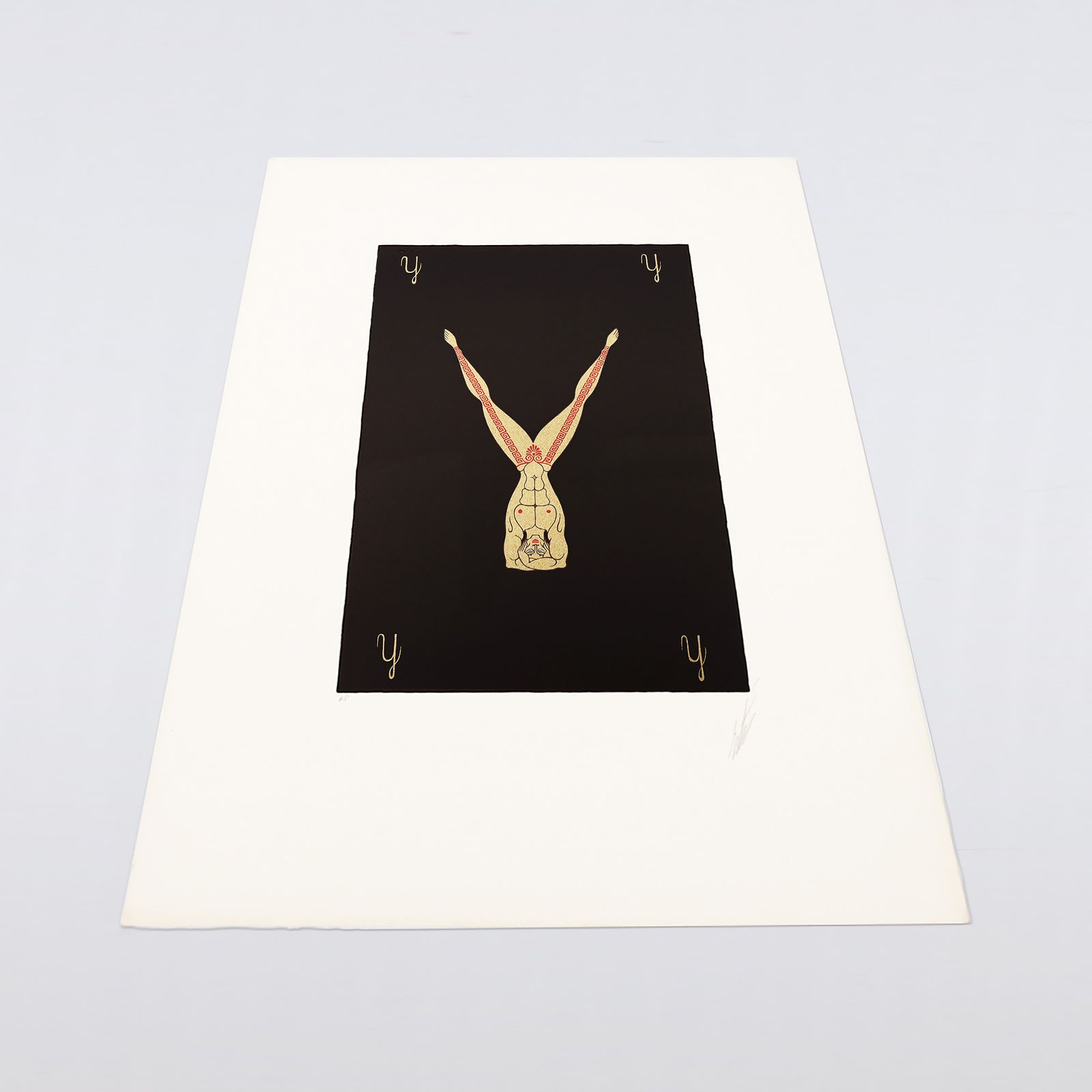 Rare Artist Proof Letter ‘Y’ Erté (Romain De Tirtoff)  Alphabet Limited Edition Serigraph Print From 1976 photo 1750.0