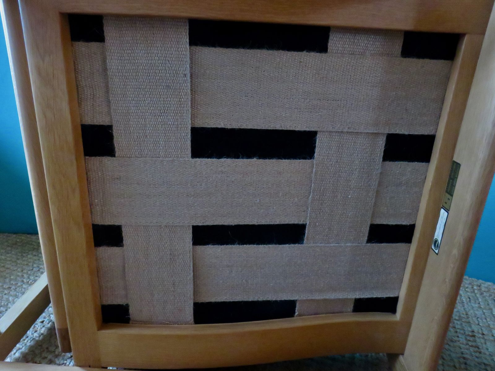 photo for sale Vintage Armchair In Light Oak By Borge Mogensen, Denmark 1965