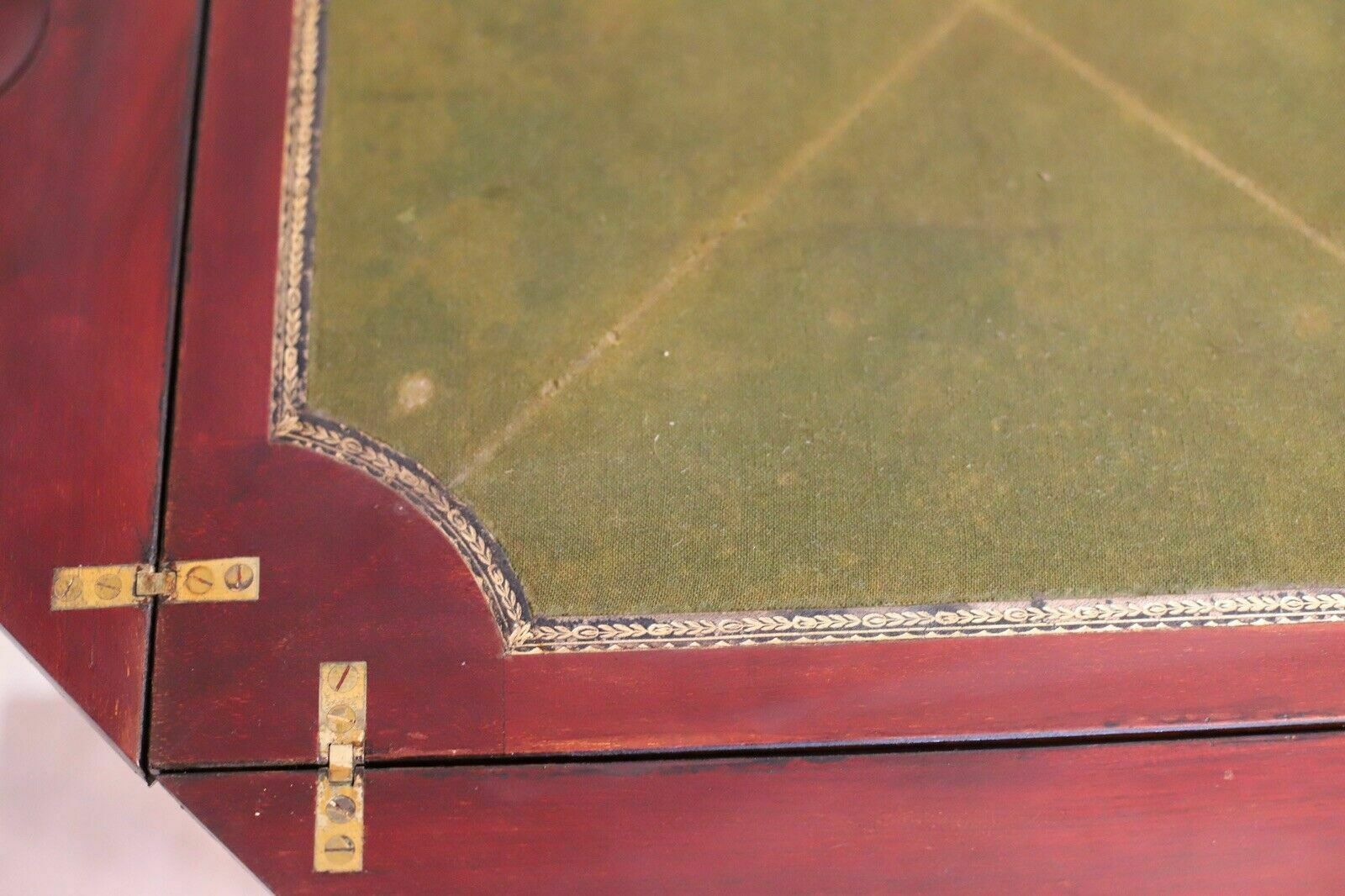 photo furniture An Edwardian Mahogany Envelope Card Table By Allen & Appleyard