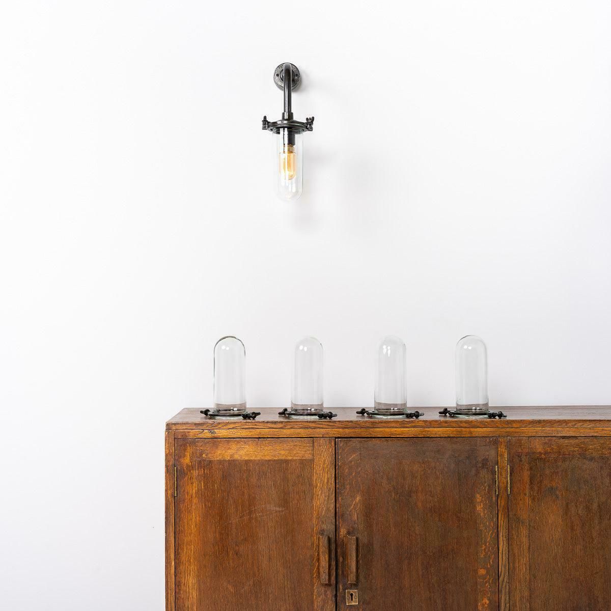 photo furniture Reclaimed Vintage Well Glass Wall Light Fittings By Walsall Conduits Ltd