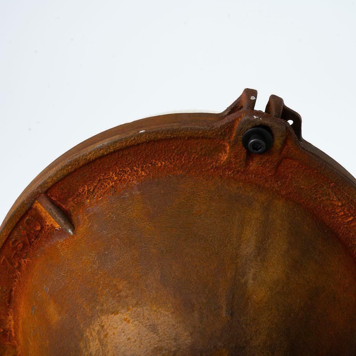 Xl Extreme Rusted Industrial Pendant Lights With Prismatic Glass photo 295.0