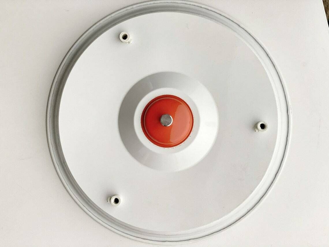 photo furniture Herda Ceramic Volcanic Lava Ufo 3 Light Pendant Amsterdam, 1970s, Space Age,Mid Century Modern Lighting