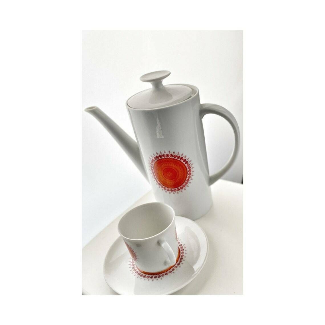 1960s Coffee Set Winterling West Germany Pop Art Coffee Service 1960s