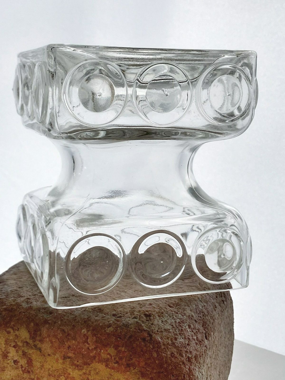Tamara Aladin Riihimaki Kehra Vintage Candleholder Riihimaki Riihimäen Lasi Finland 1960s Single Candleholder photo Home Decor