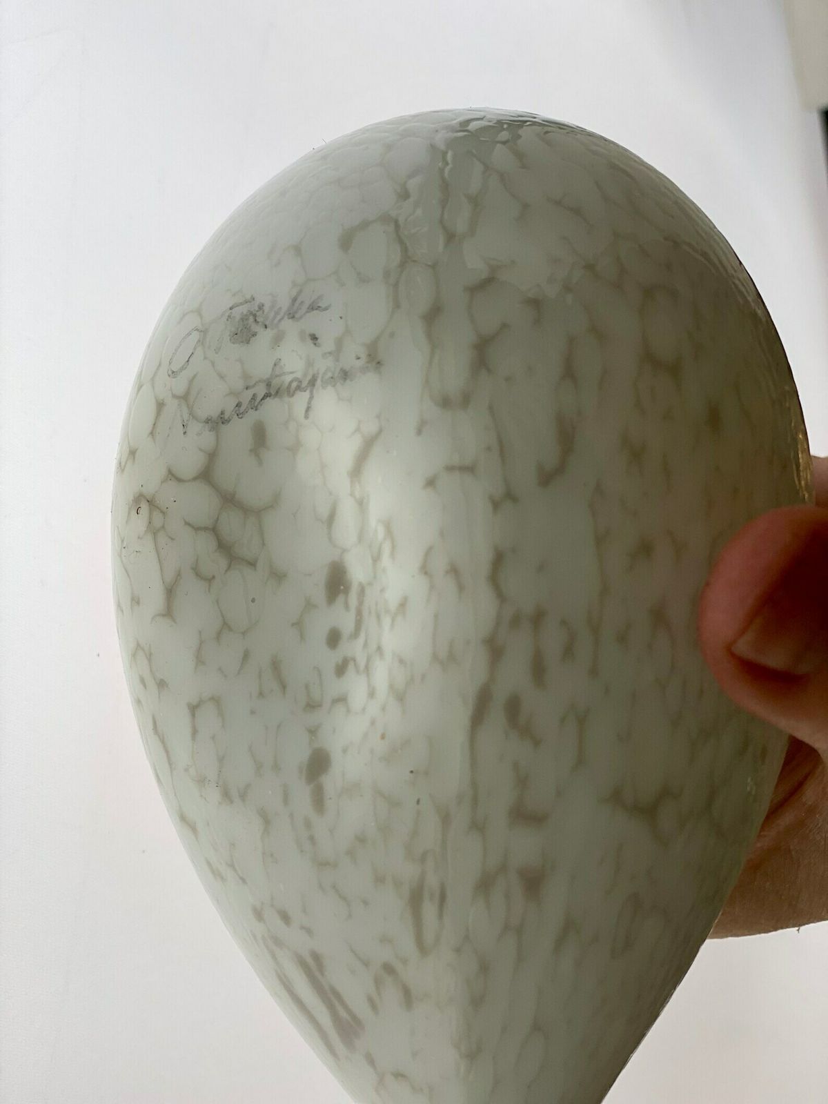 Iittala Birds By Toikka Riekko Willow Grouse White With Beige Spots Clear Head photo 240.0