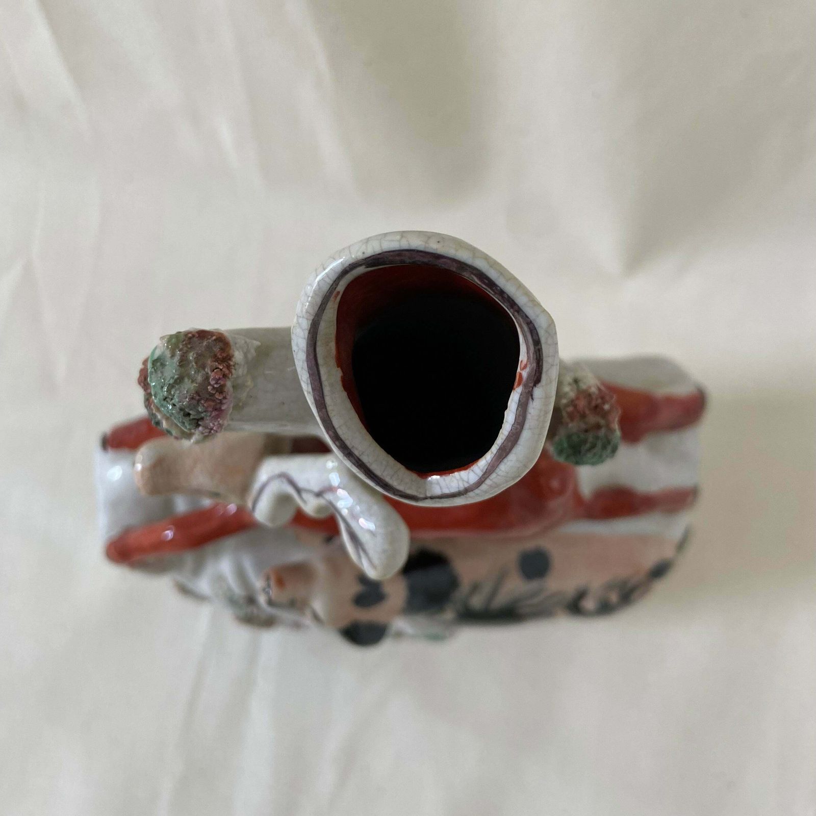 Antique Victorian Staffordshire Spill Vase photo furniture
