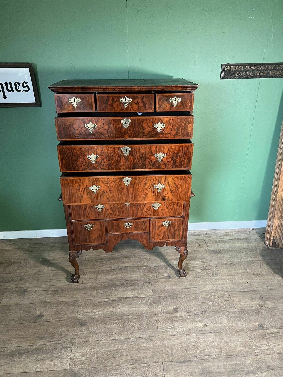 A Very Good 18th Century Walnut Chest On Stand photo Furniture