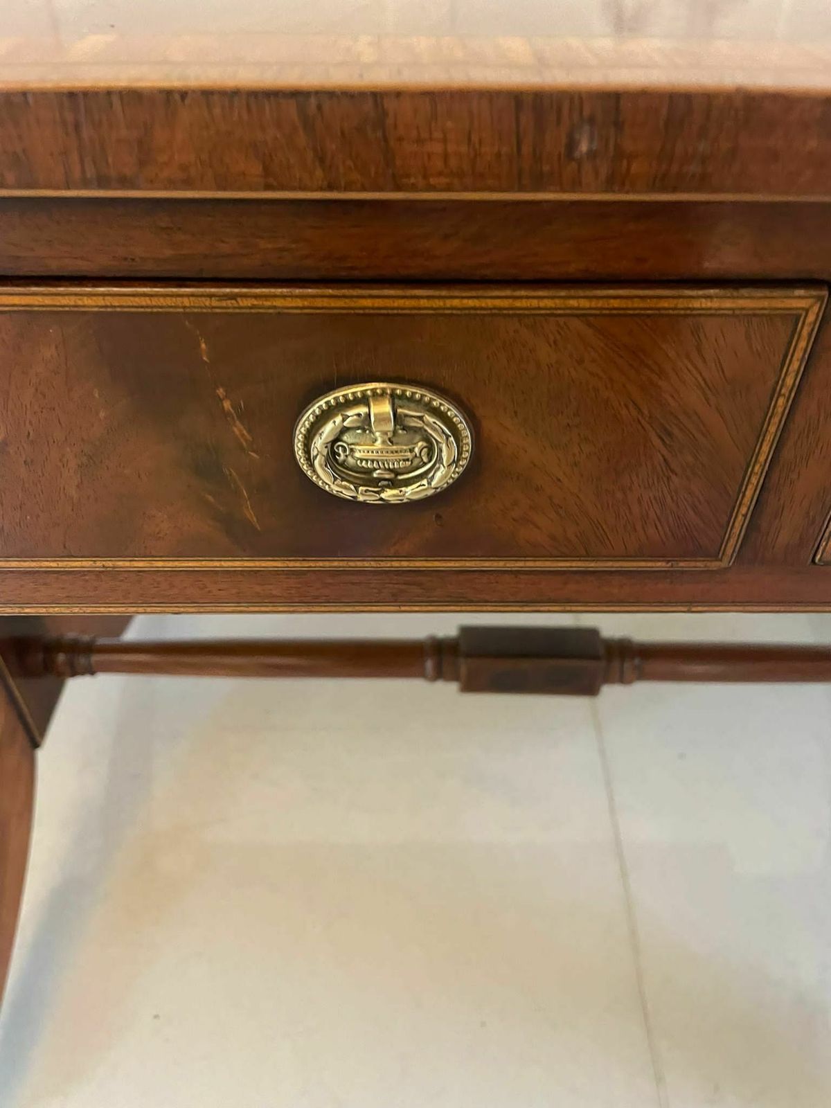 photo for sale Outstanding Antique Early 20th Century Freestanding Mahogany Table