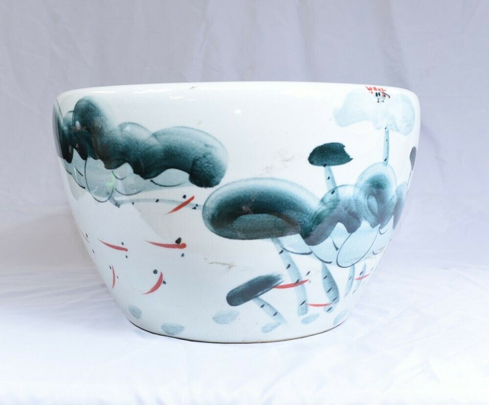 Chinese Ming Porcelain Planter   Single China Urn photo Home Decor