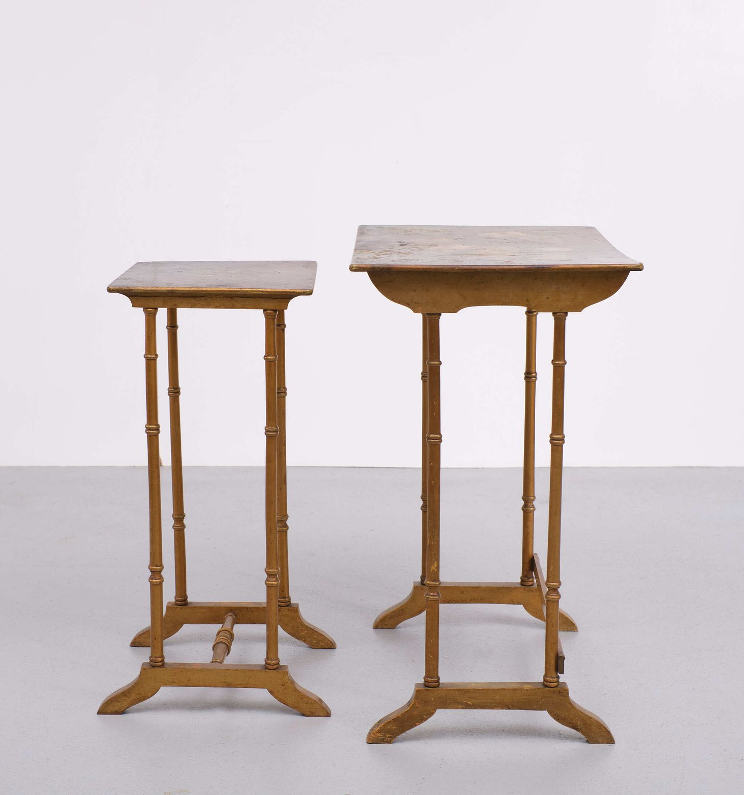 France Art Nouveau Side Tables Japonisme Style, 1925 photo vinterior