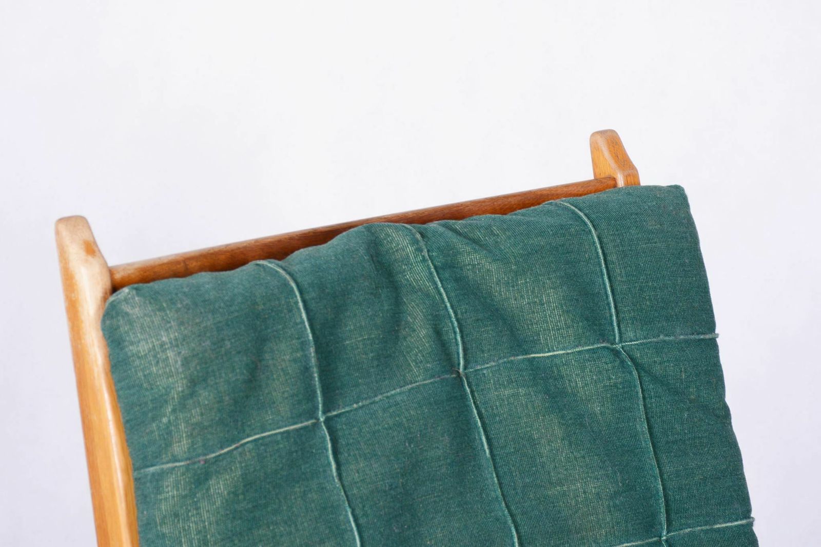 Original Oak Midcentury Armchair By Jan Vanek, Revived Polish, Czechia, 1950s photo 600.0