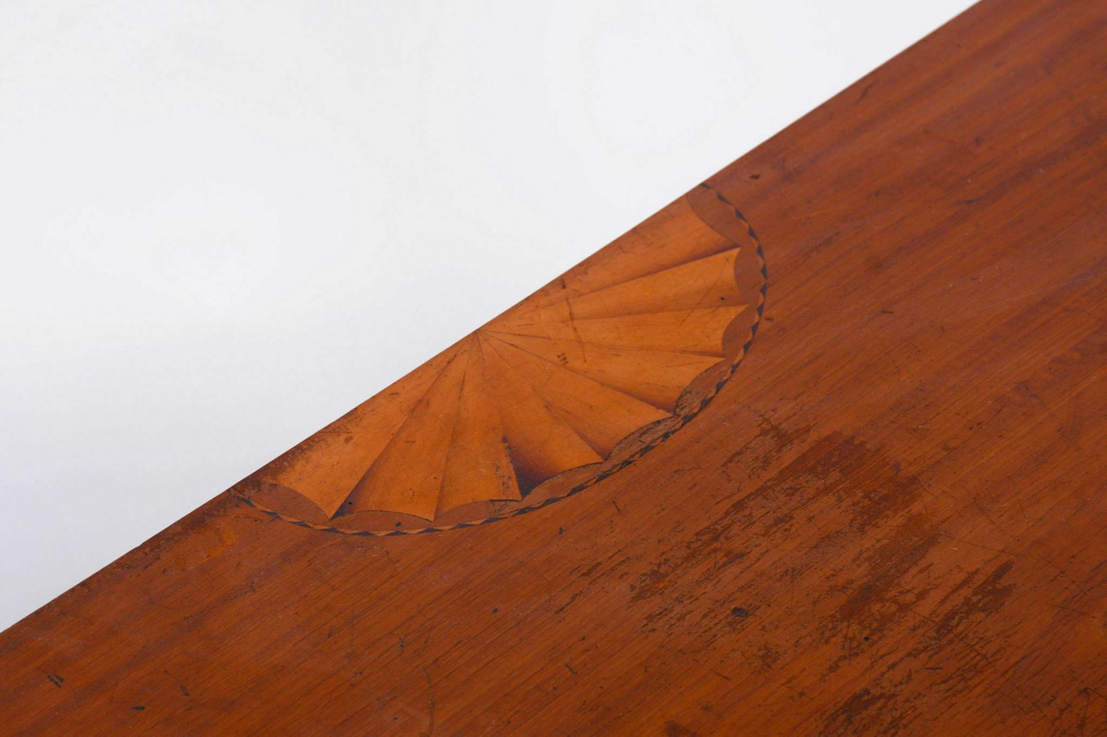 photo for sale Restored Biedermeier Side Table, Walnut, Maple, Unique Marquetry, France, 1850s