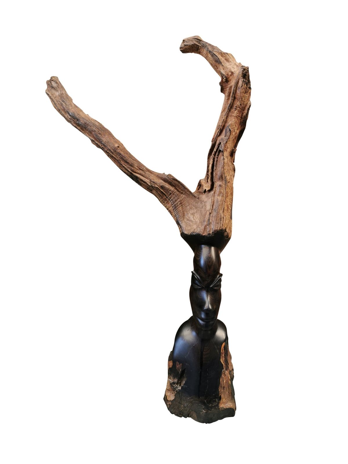 Mid Century African Wood Carving