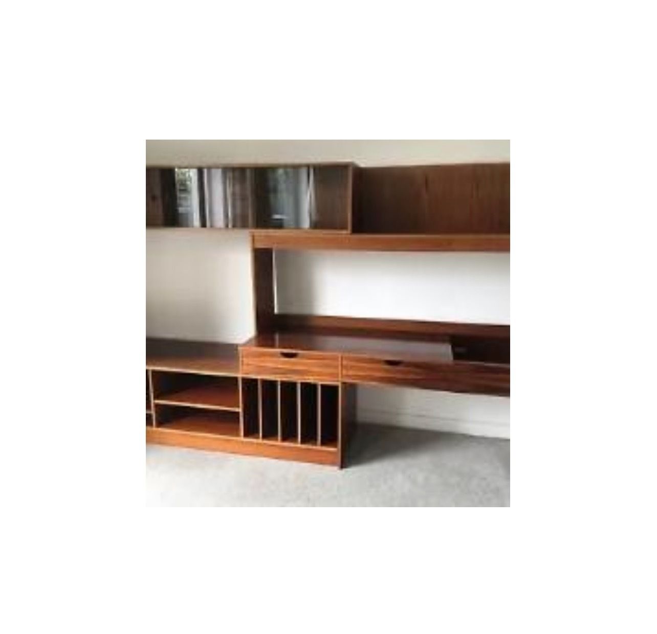 Very Rare Mid Century Scandinavian Rosewood Credenza Media Centre photo 2000.0