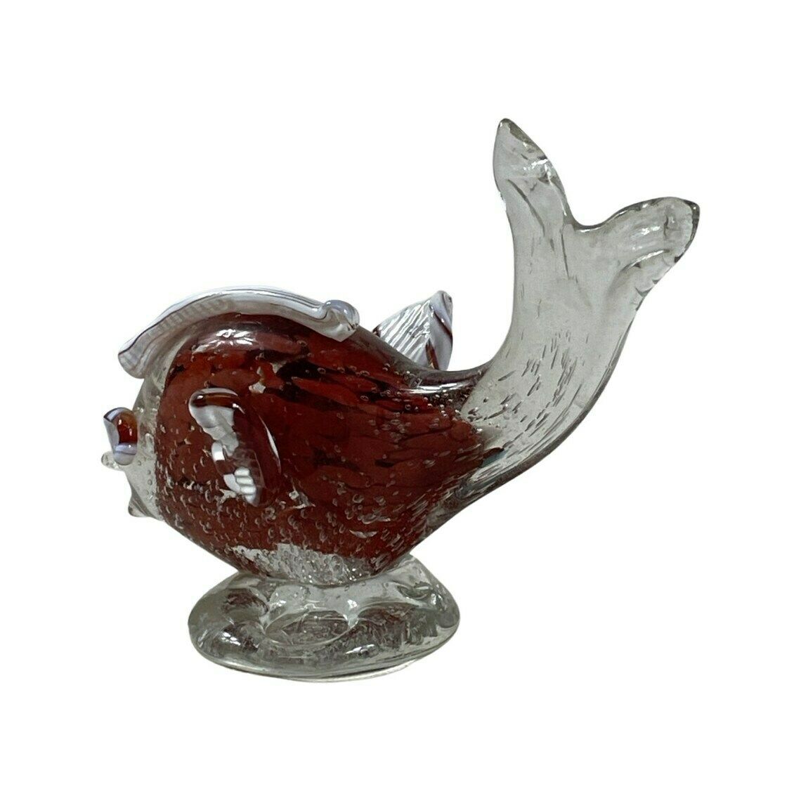 Handmade Römische Glashütte Linz Presse Papier Paperweight In The Shape Of A Fish photo furniture