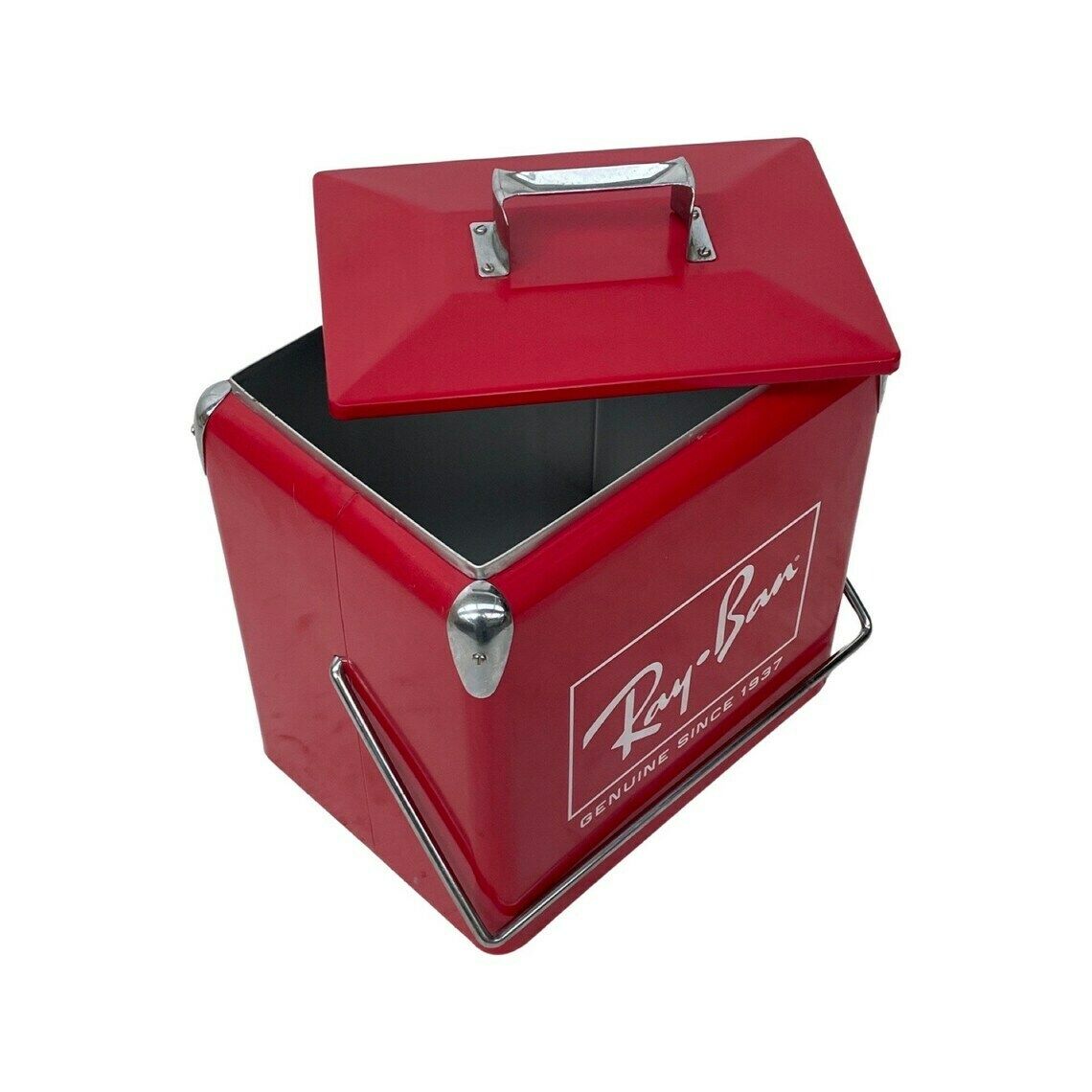 Ca. Jaren 1990 Ray Ban Promotionele Koelbox Met Ingebouwde Flessenopener photo Woonaccessoires