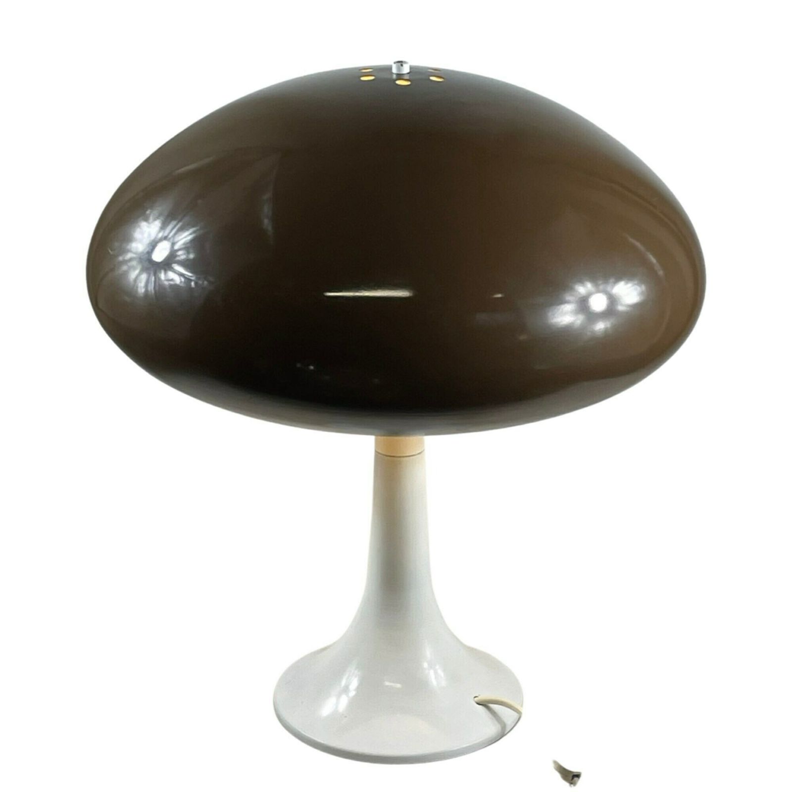Eglo Leuchten   Mushroom Lamp (Xxl)   White Base And Brown Shade