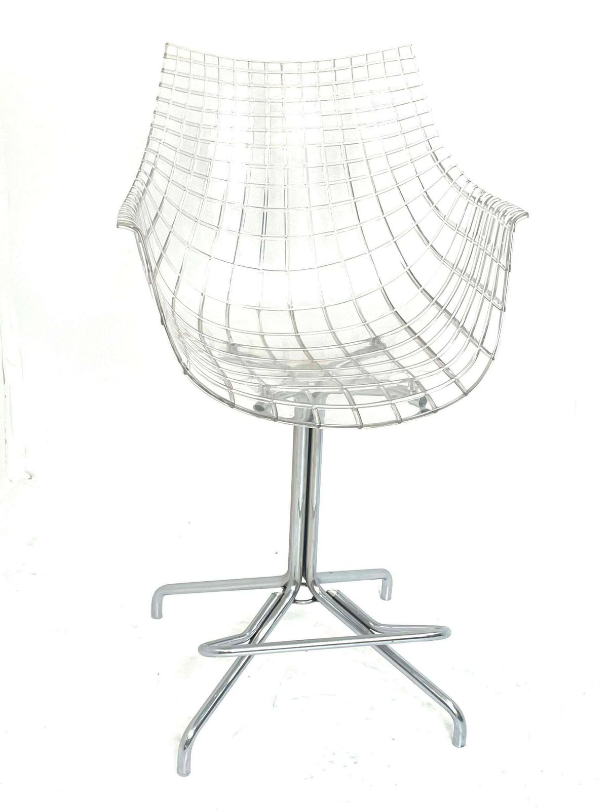 Christophe Pillet   Driade   Meridiana   Hard Plastic Design Bar Stool On Four Legged Base   Counter Height photo furniture