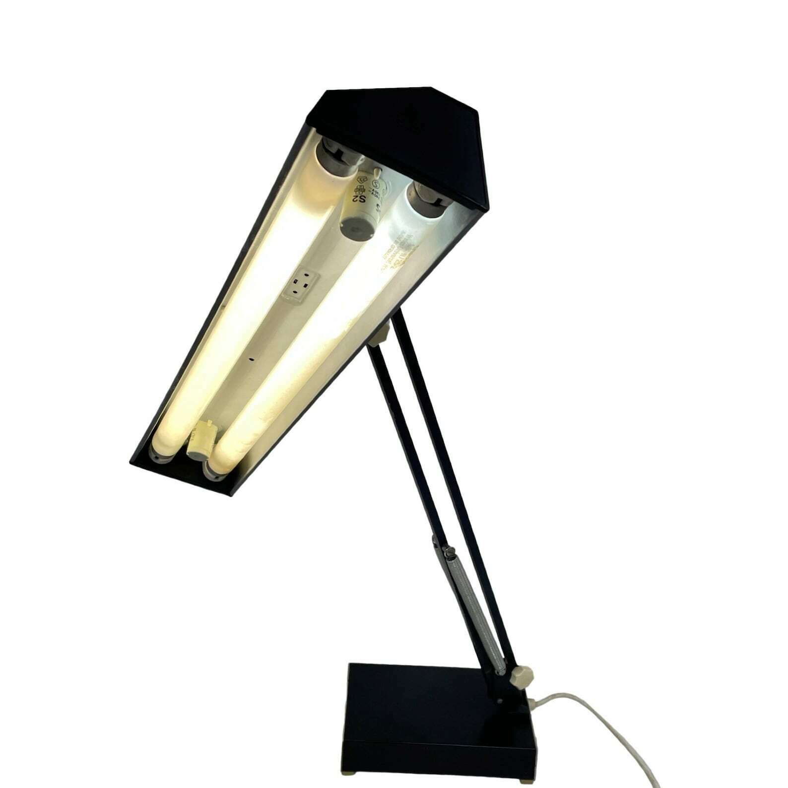 Luxo   Desk Or Drafting Lamp With Two Fluorescent Bulbs   Industrial Design   Original And Marked Accordingly photo furniture