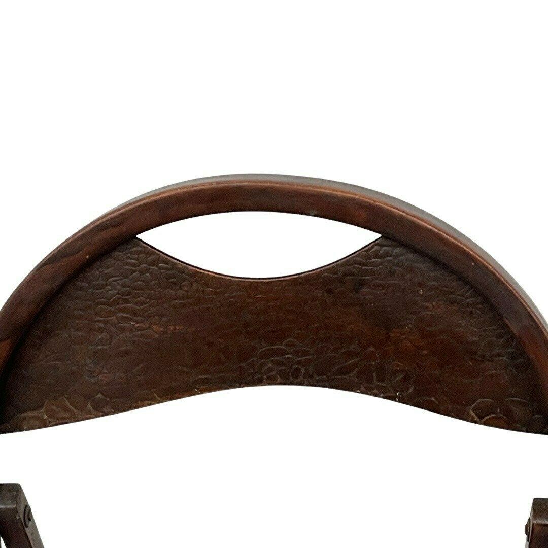 photo for sale Thonet B751 (Set)   Folding Chair   Art Deco   Crocodile   Aligator Pattern (Fully Original Rare)
