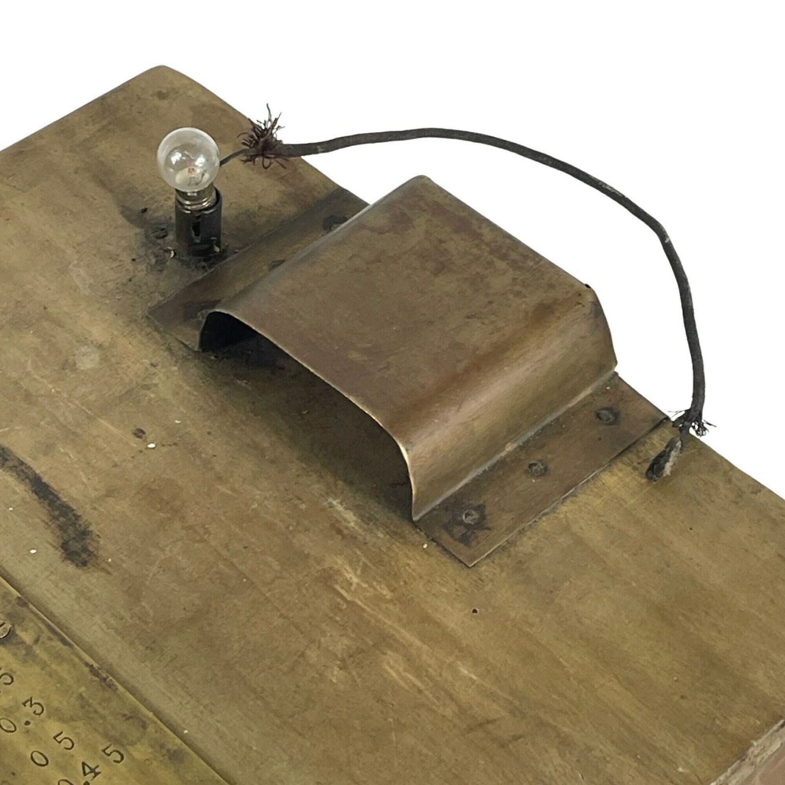 Antiek Vooroorlogs Garagedisplay Voor Lampen/Gloeilampen – Ca. 1910 – Frankrijk – Handgemaakt – Uiterst Zeldzaam photo for sale