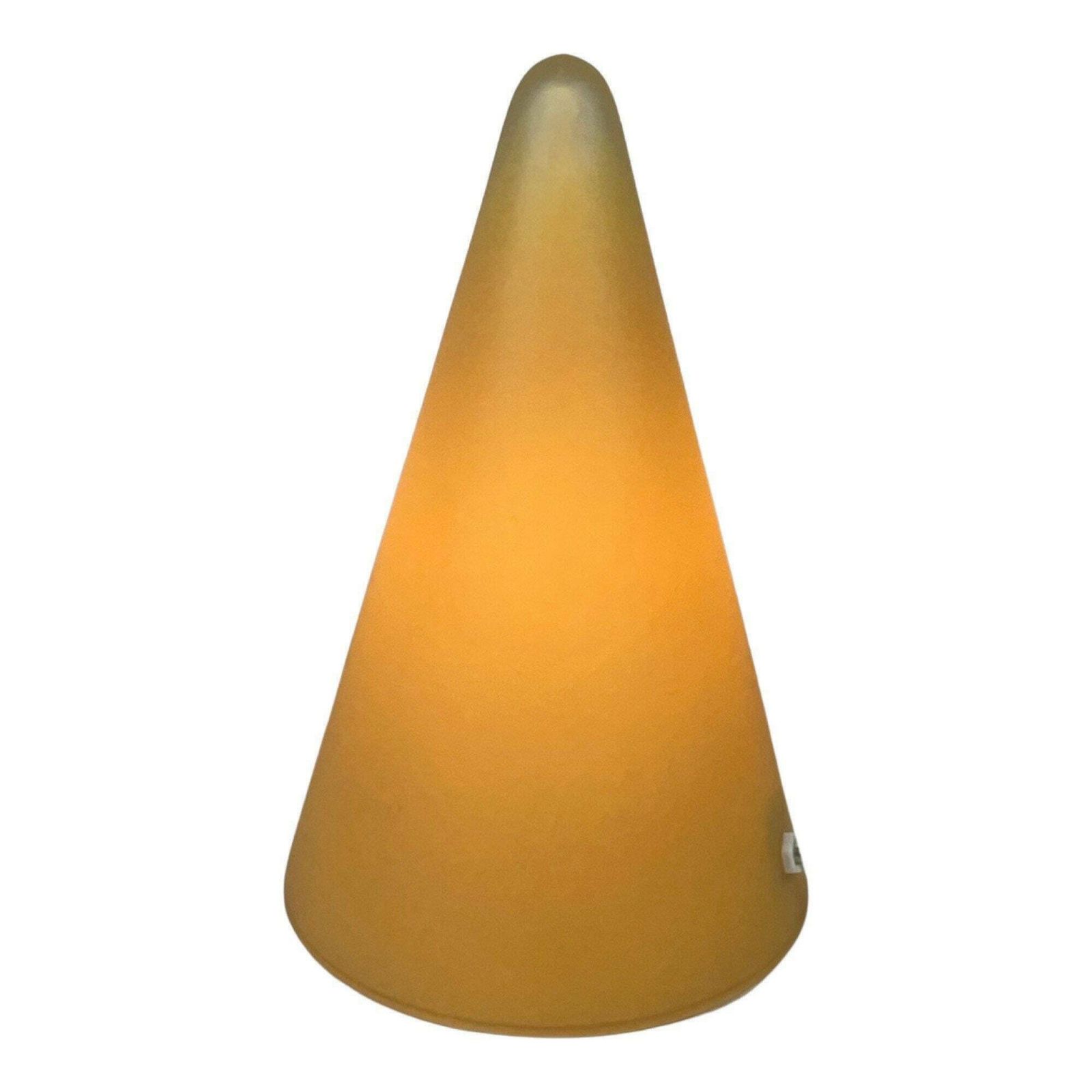 Sce France   Teepee Lamp   Glass Cone   Mustar Yellow, In Great Condition, Large Model (27cm) photo 125.0