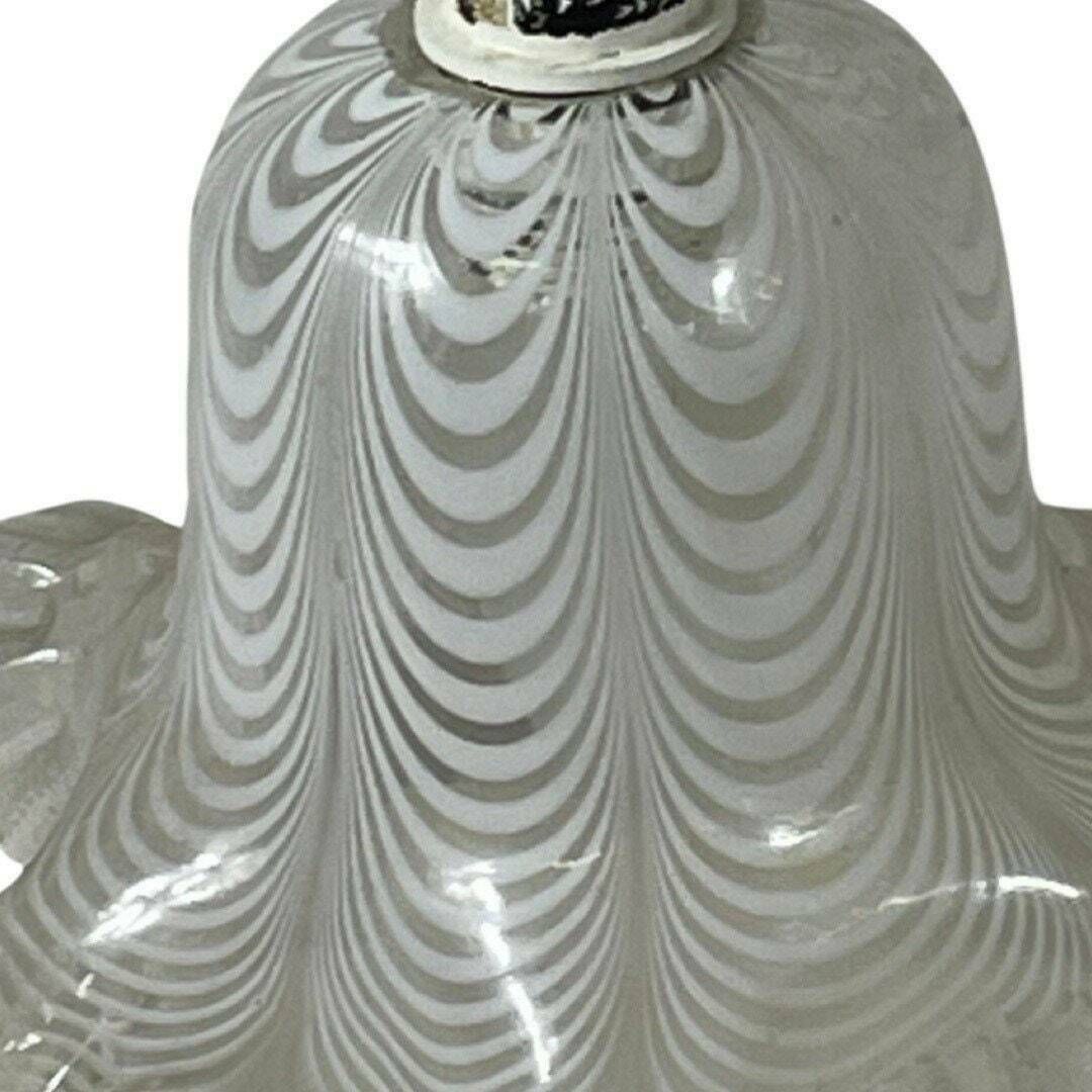 Murano Italiaans Wervelend Rok /Zakdoekvormige Hanglamp – Glas photo for sale