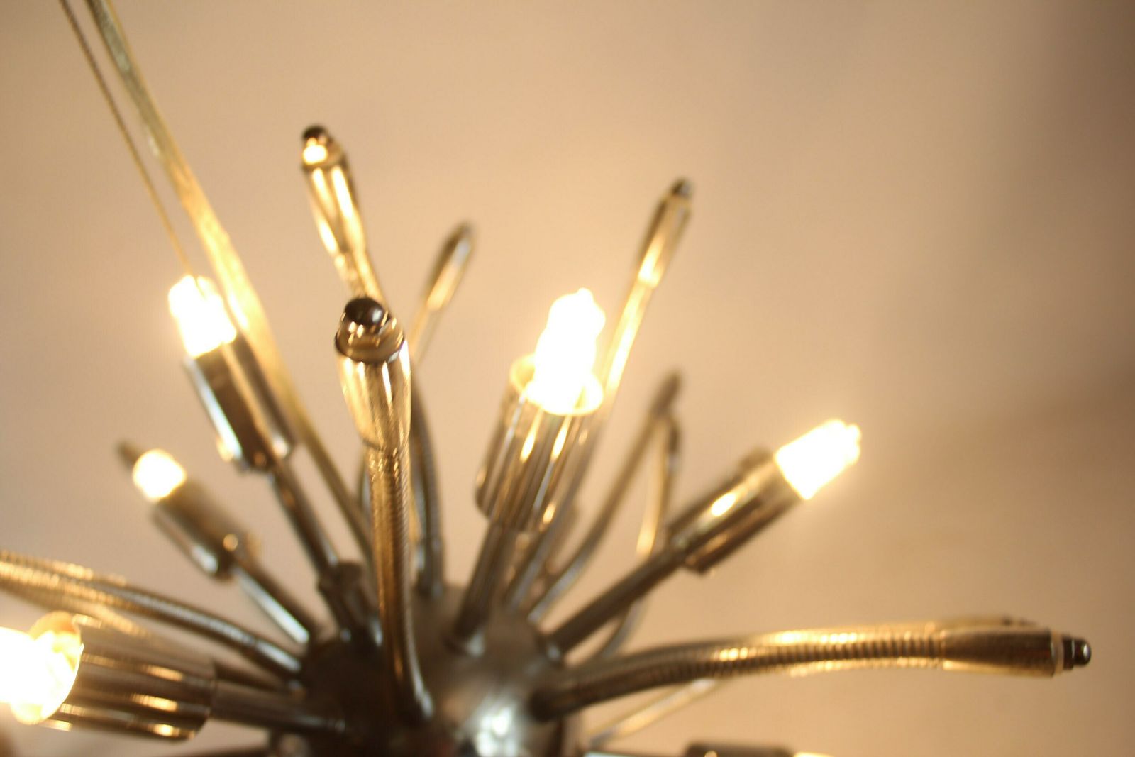 Hanglamp   Model Sputnik   Inclusief Nieuwe Lampen   Space Age Design photo vinterior