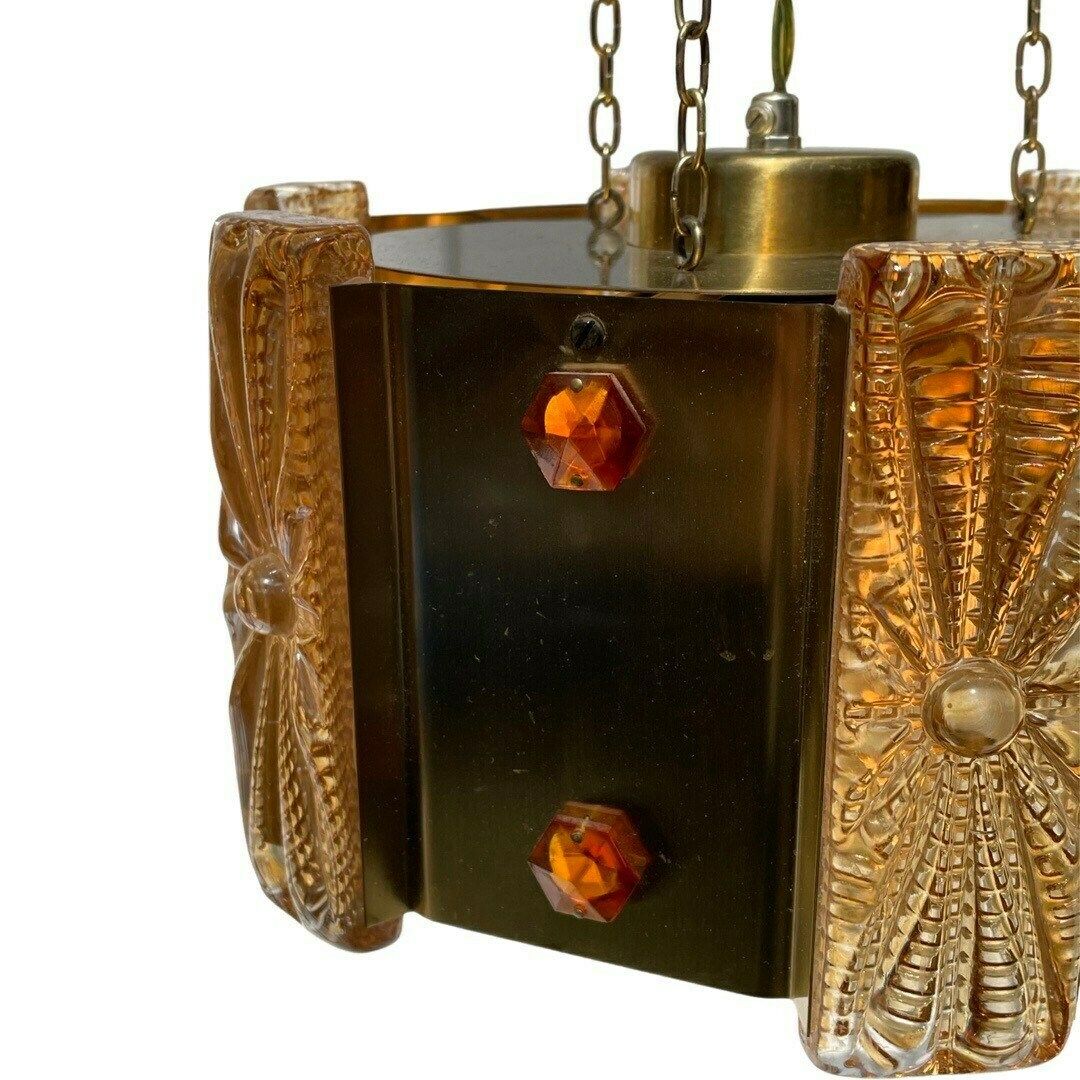 Vitrika – Denemarken – Ca. Jaren 1960 – Mid Century Modern Hangpendel – Inclusief Extra Lange Kettingen photo Verlichting