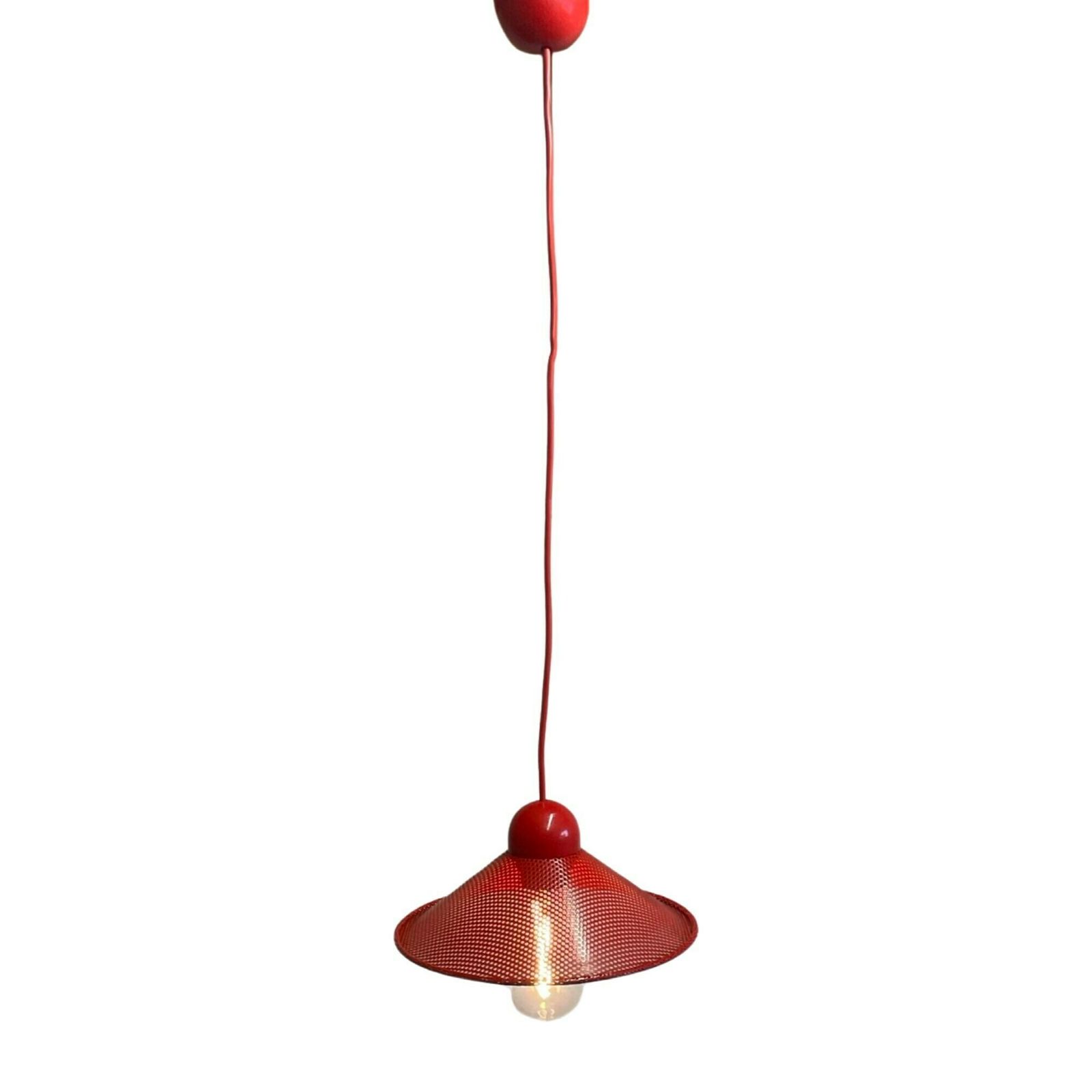 Postmodern Memphis Stijl Hanglamp Met Bijpassende Plafondrozet – Zeldzaam Model! photo furniture