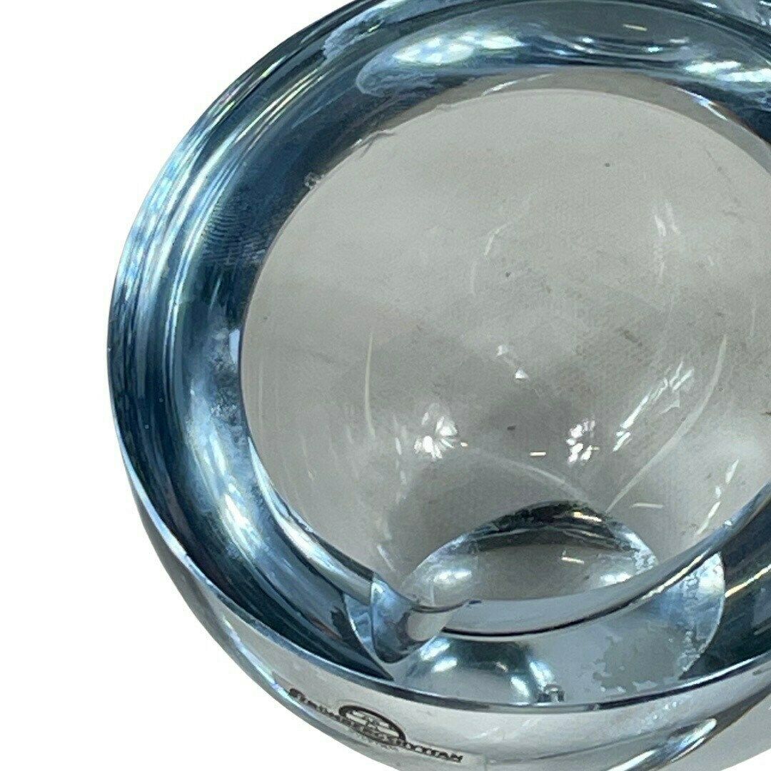 Gunnar Nylund   Strombergshyttan   Geode Shaped Ashtray   Including Original Label   Swedish Glass photo buy