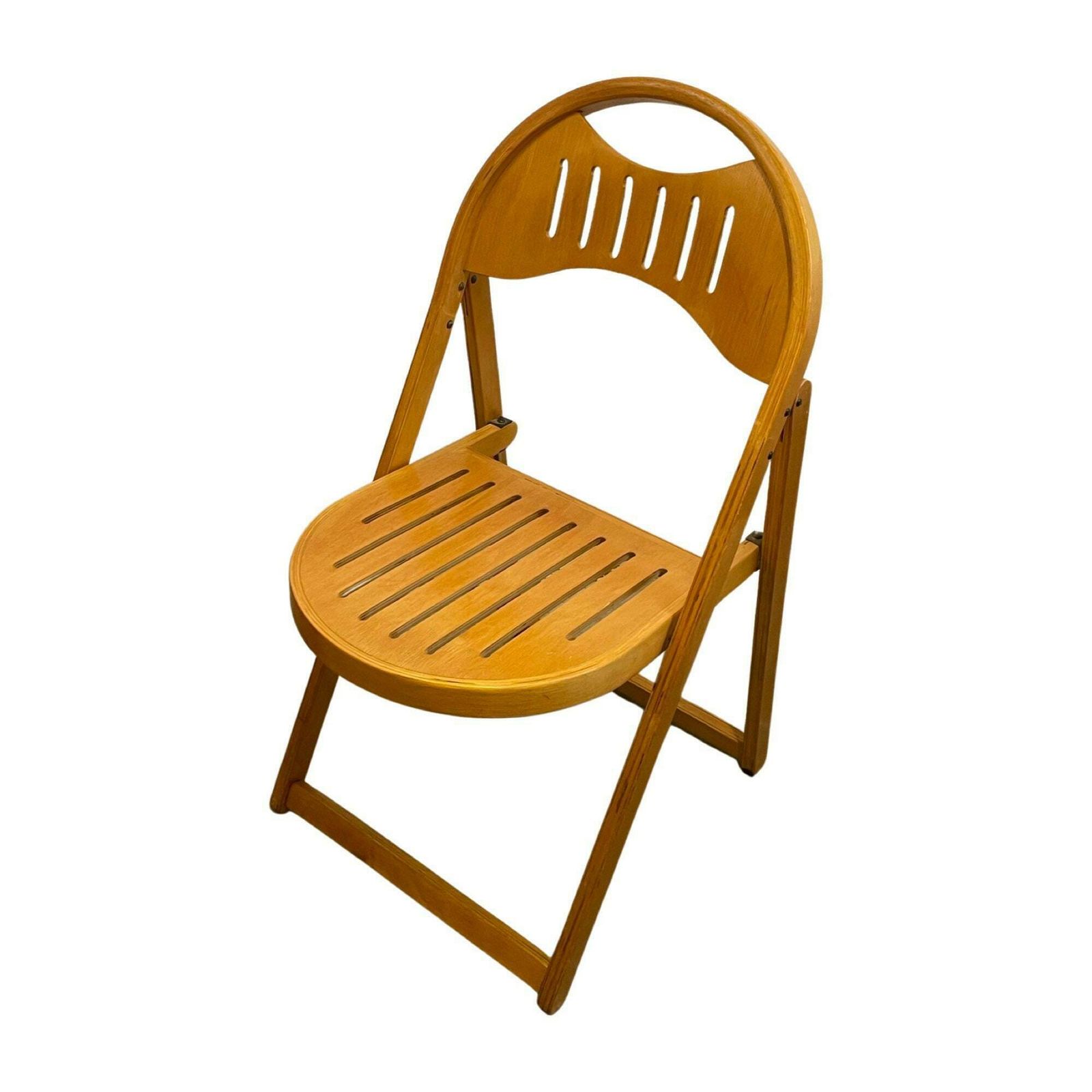 Otk   Folding Chair With Rare Seating   Made From Plywood