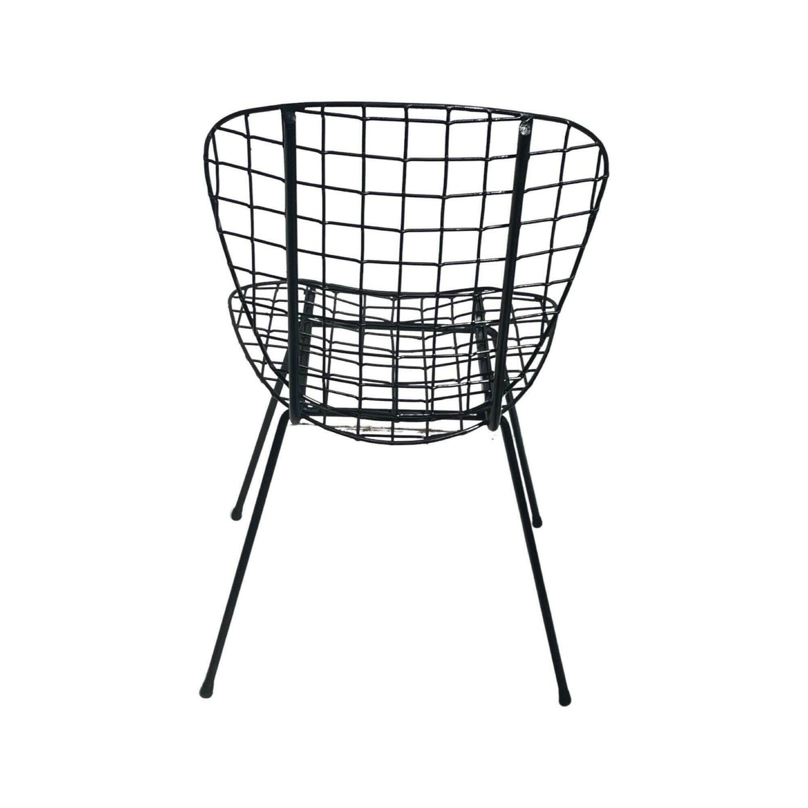Vintage Wire Chair   In/Outdoor Usage   Maker Unknown, Made In Holland   Great Condition photo Furniture