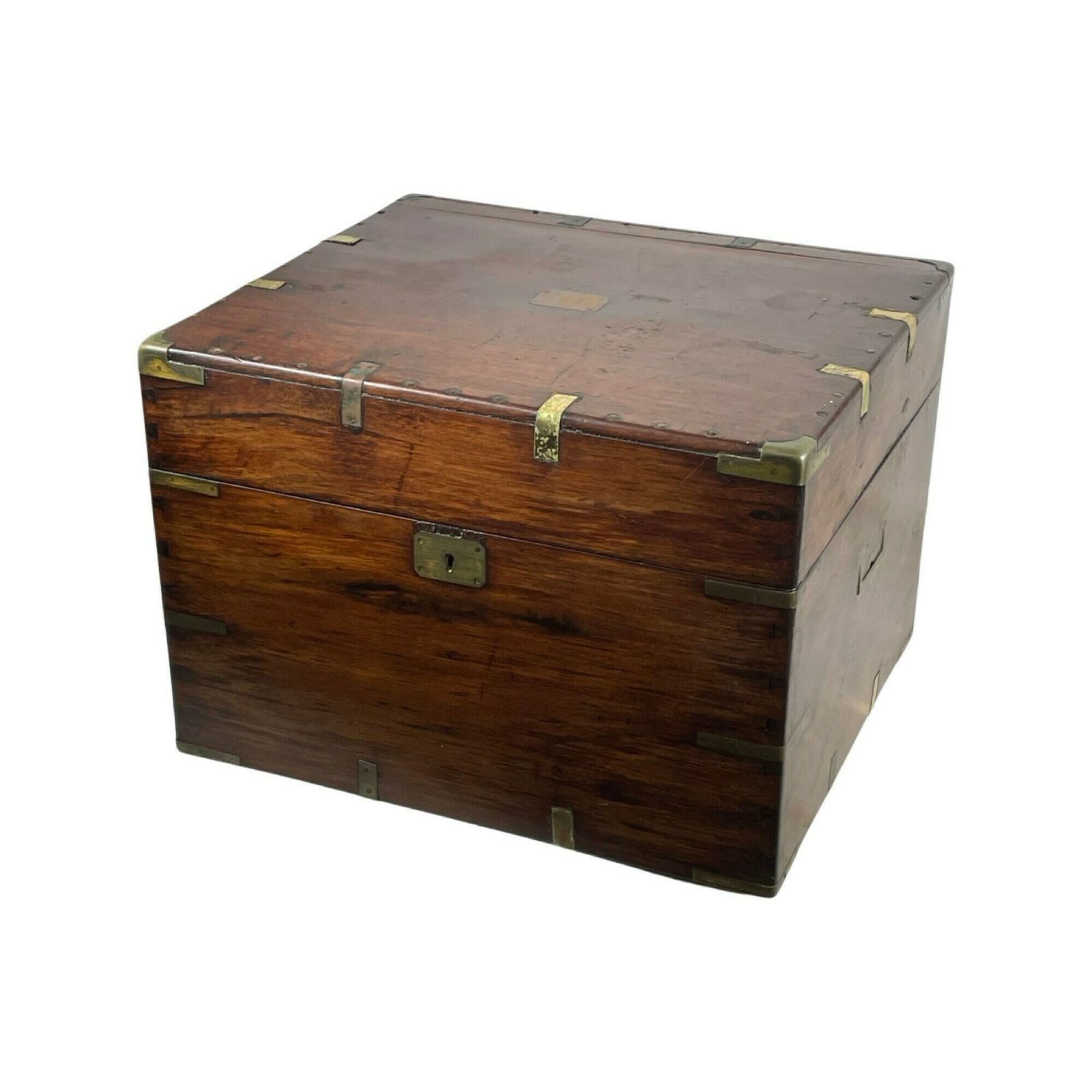 Military Campaign – Engels Drankenkabinet, 19e Eeuw – Met Bijbehorende Flessen – Zeer Zeldzaam photo furniture