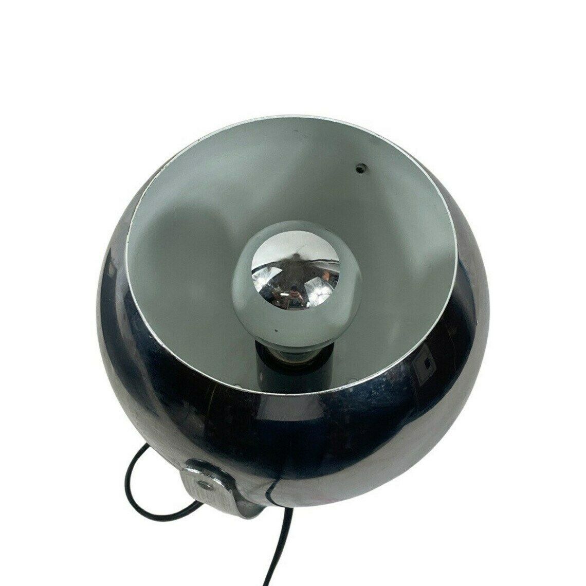 Pop Art / Space Age Design   Chromen Tafellamp & Spot   Bolvormig photo furniture