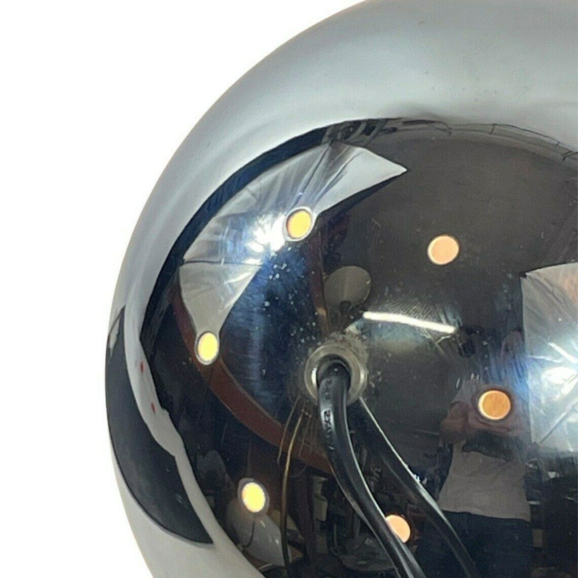 Pop Art / Space Age Design   Chromen Tafellamp & Spot   Bolvormig photo for sale