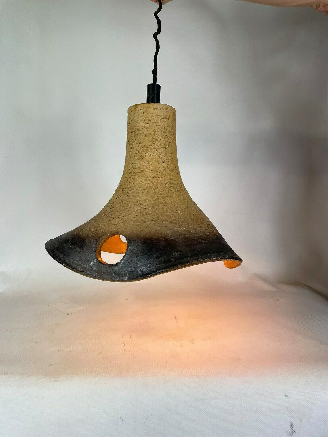 photo for sale Keramieken Hanglamp   Mid Century   Duitsland   Vintage Jaren '70