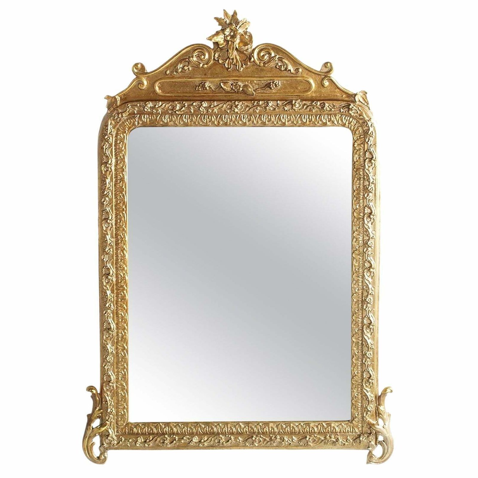 Period Louis XIV Giltwood Mirror, Circa 1700 Venice, Andrea Brustolon School