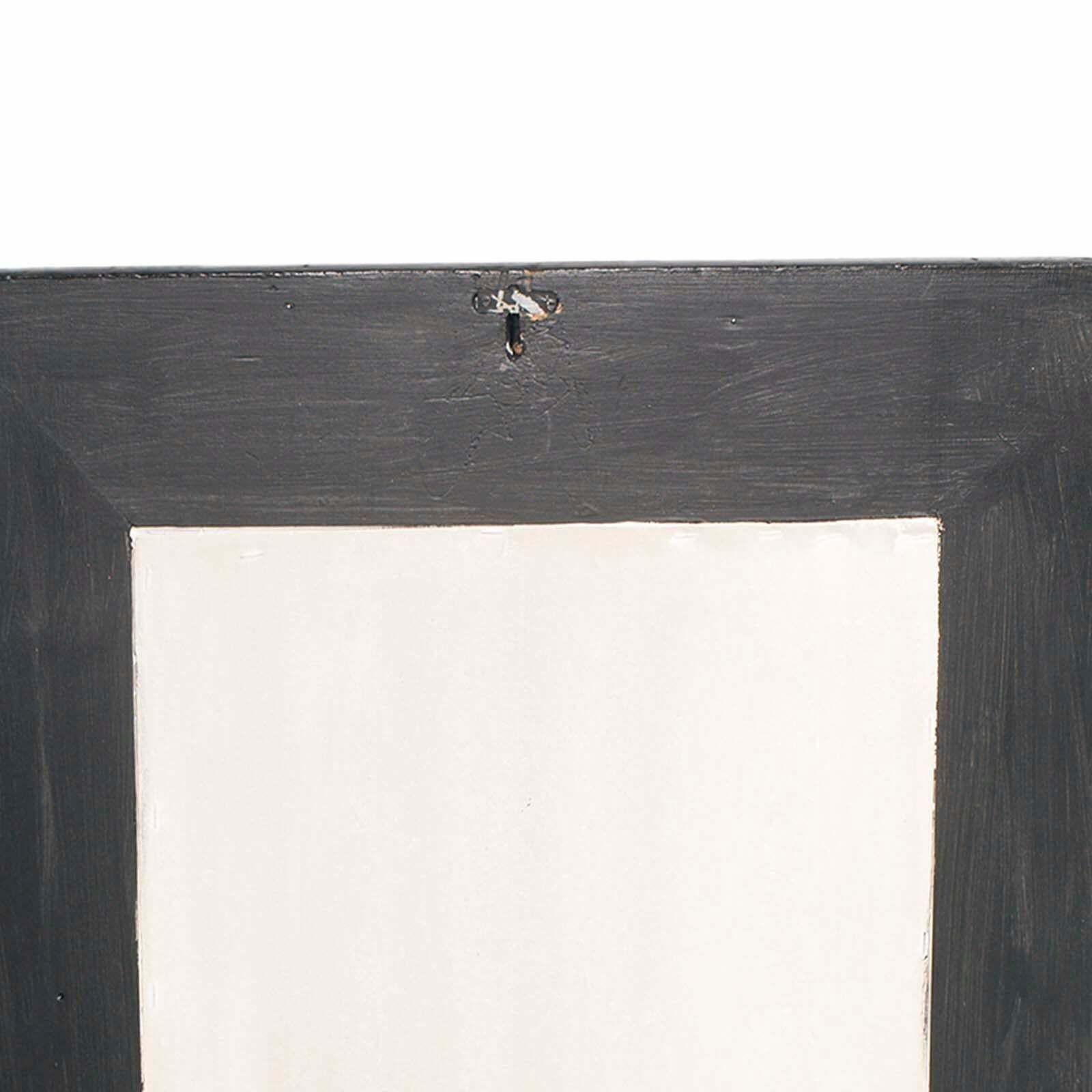 Mid Century Black Wall Mirror, Painted Walnut By Sergio Mazza For Bottega Gadda photo 4180.04