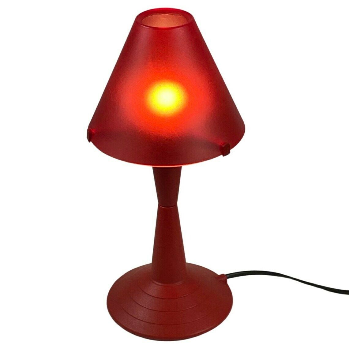 Veneta Lumi   Lulu   Serie Z2000   ‘Laguna Light’   Postmodern   Plastic Design   Tafellamp   Red   Massive