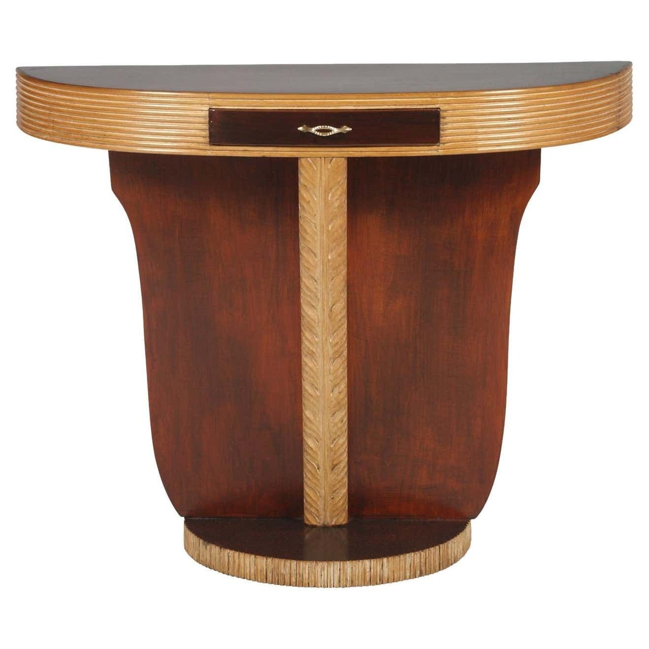 Mid Century Modern Art Deco Console By Paolo Buffa Per Permanente Mobili Cantù